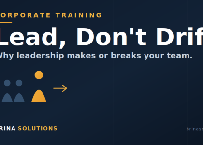 leadership development guiding a team forward